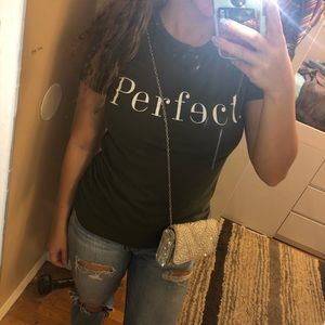 “Perfect” olive green top